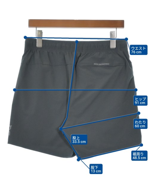 On（オン）ショートパンツ グレー サイズ:S メンズ/2200632296095