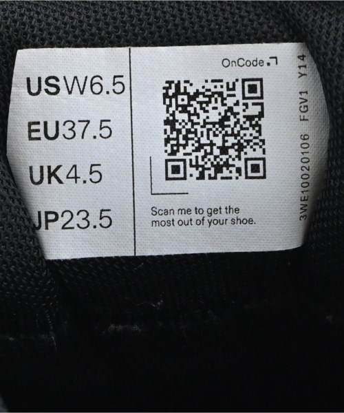 On（オン）スニーカー 黒 サイズ:23.5cm レディース/2200610121258