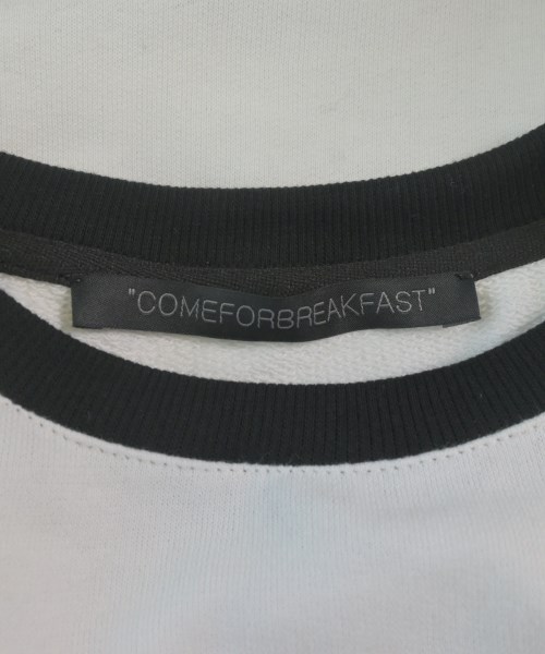 COMEFORBREAKFAST（カムフォーブレックファスト）スウェット 白 サイズ:M メンズ/2200627521348