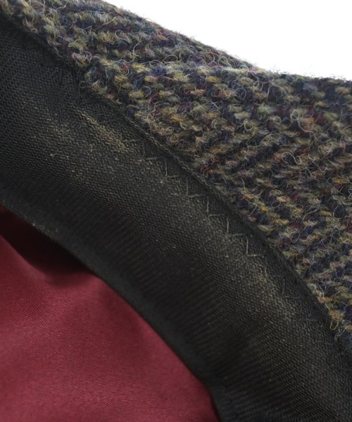 Koji Yamanishi（コウジヤマニシ）ハンチング・ベレー帽 カーキ サイズ:M メンズ/2200625783038