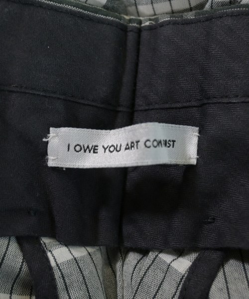 I OWE YOU ART COMES FIRST（アイオウユーアートカムズファースト）スラックス グレー サイズ:33(L位) メンズ/2200634661228