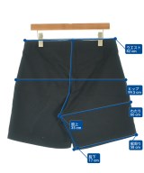 HATSKI（ハツキ）ショートパンツ 黒 サイズ:0(XS位) レディース/2200707566139