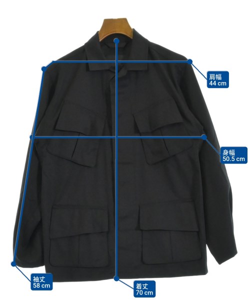 ES:S（エス）ブルゾン 黒 サイズ:2(M位) メンズ/2200654614013