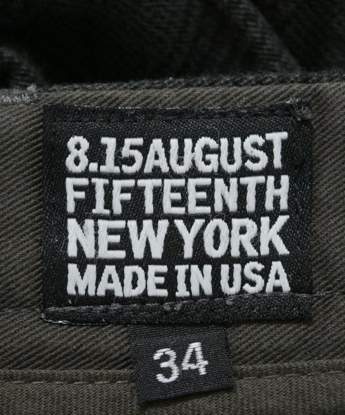 8.15 august fifteenth（オーガストフィフティーン）チノパン グレー サイズ:34(XL位) メンズ/2200646825021