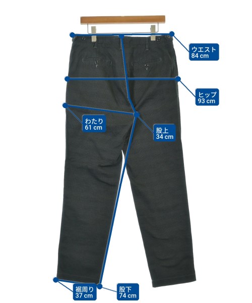 8.15 august fifteenth（オーガストフィフティーン）チノパン グレー サイズ:34(XL位) メンズ/2200646825021