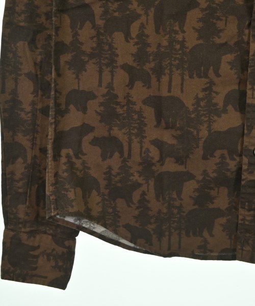 8.15 august fifteenth（オーガストフィフティーン）カジュアルシャツ 茶 サイズ:S メンズ/2200651582063