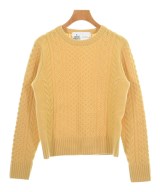 HAMILTON LAMBSWOOL（ハミルトンラムウール）ニット・セーター 黄 サイズ:38(M位) レディース/2200624888031