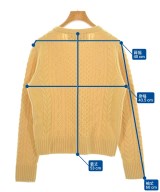 HAMILTON LAMBSWOOL（ハミルトンラムウール）ニット・セーター 黄 サイズ:38(M位) レディース/2200624888031