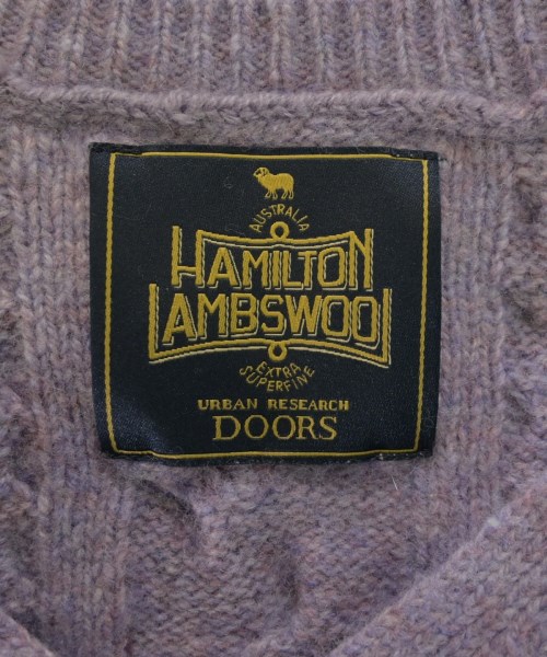 HAMILTON LAMBSWOOL（ハミルトンラムウール）ニット・セーター 紫 サイズ:M レディース/2200652135015