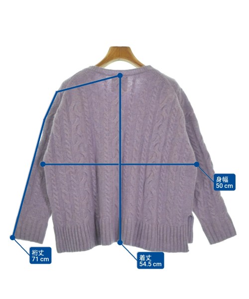 HAMILTON LAMBSWOOL（ハミルトンラムウール）ニット・セーター 紫 サイズ:M レディース/2200652135015