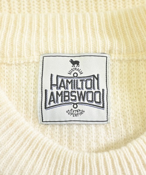 HAMILTON LAMBSWOOL（ハミルトンラムウール）ベスト/ノースリーブ 白 サイズ:F レディース/2200653463049