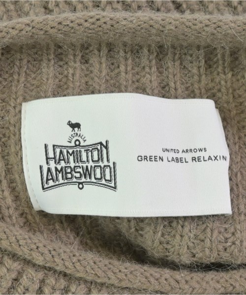 HAMILTON LAMBSWOOL（ハミルトンラムウール）ニット・セーター 茶 サイズ:F レディース/2200646864099