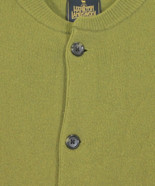 HAMILTON LAMBSWOOL（ハミルトンラムウール）カーディガン 緑 サイズ:L メンズ/2200669086201