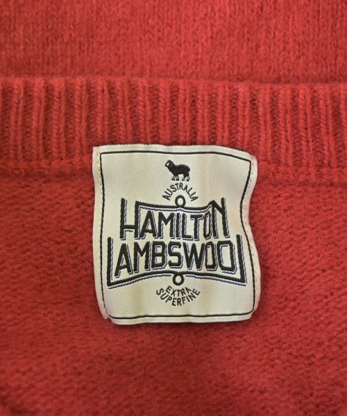 HAMILTON LAMBSWOOL（ハミルトンラムウール）ニット・セーター 赤 サイズ:F レディース/2200731758012