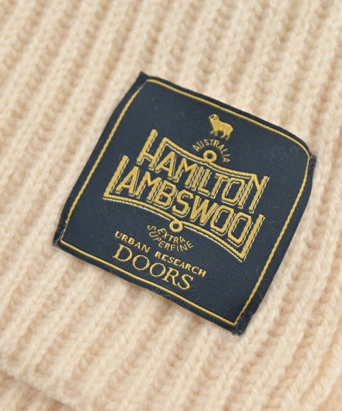 HAMILTON LAMBSWOOL（ハミルトンラムウール）マフラー 白 サイズ:- レディース/2200678971055