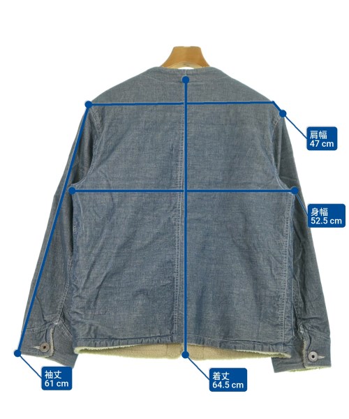 AOZORA（アオゾラ）カバーオール 青 サイズ:3(L位) メンズ/2200619568054