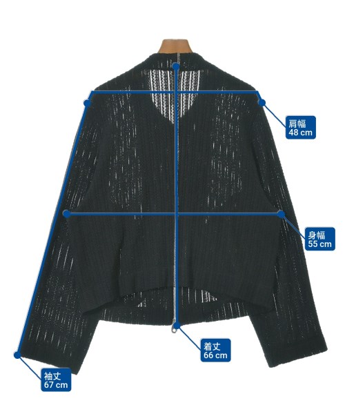 SHINYA KOZUKA（シンヤコズカ）カーディガン 黒 サイズ:M メンズ/2200635784018