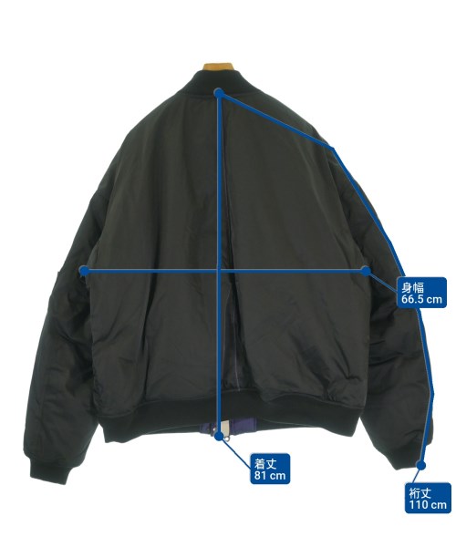 SHINYA KOZUKA（シンヤコズカ）ミリタリーブルゾン 黒 サイズ:F メンズ/2200626829032