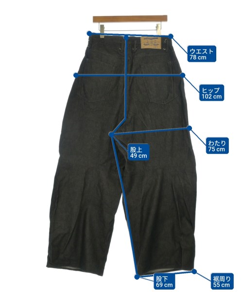 SHINYA KOZUKA（シンヤコズカ）デニムパンツ 黒 サイズ:M メンズ/2200672888052