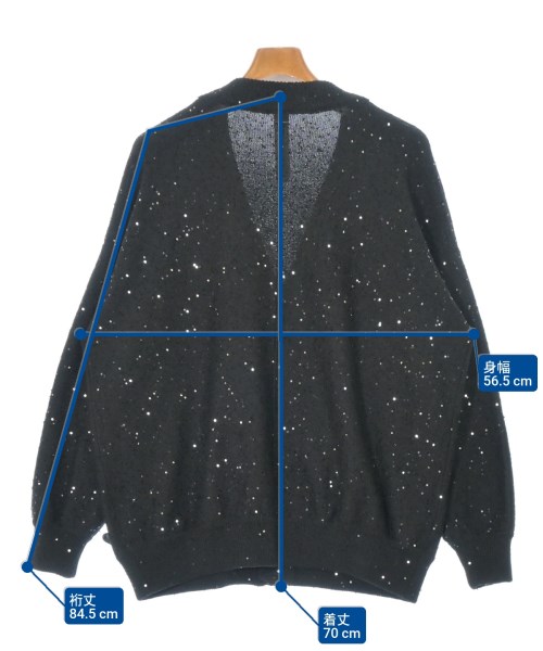 SHINYA KOZUKA（シンヤコズカ）カーディガン 黒 サイズ:S メンズ/2200677491035