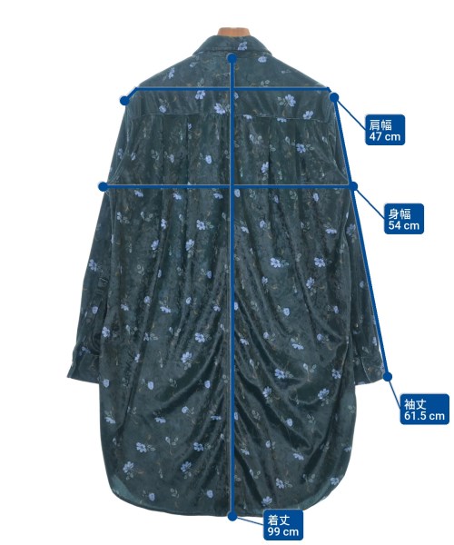 SHINYA KOZUKA（シンヤコズカ）カジュアルシャツ 紺 サイズ:XS メンズ/2200677491073