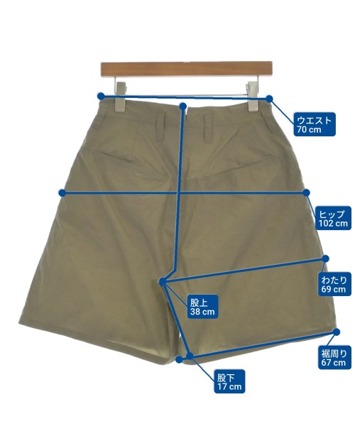 SHINYA KOZUKA（シンヤコズカ）ショートパンツ カーキ サイズ:S メンズ/2200679906032