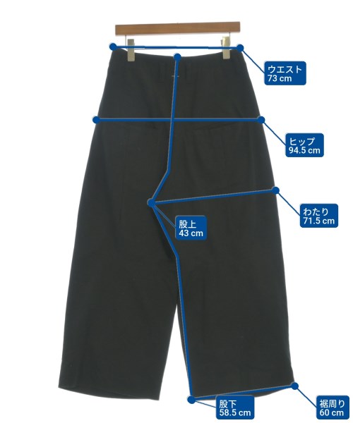 SHINYA KOZUKA（シンヤコズカ）チノパン 黒 サイズ:S メンズ/2200679906056