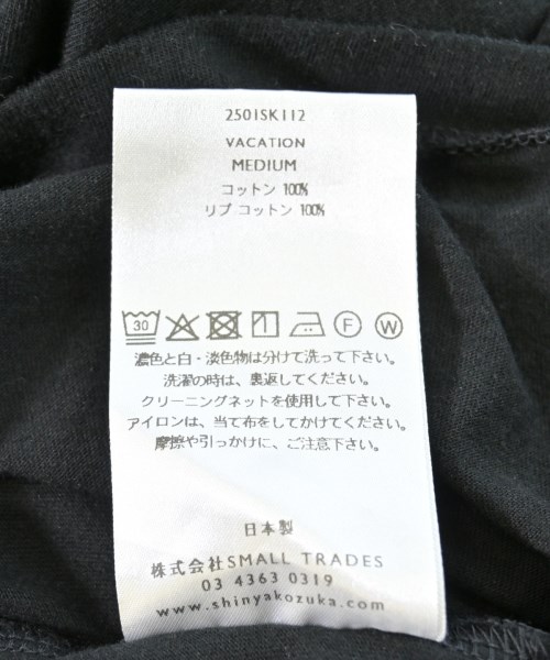 SHINYA KOZUKA（シンヤコズカ）Tシャツ・カットソー 黒 サイズ:M メンズ/2200701679026