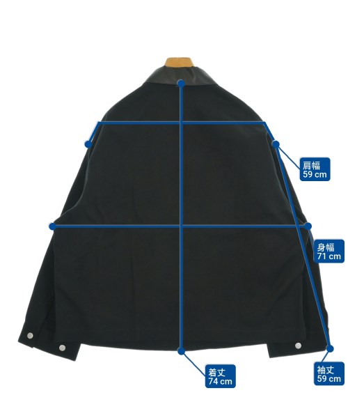 SHINYA KOZUKA（シンヤコズカ）カバーオール 黒 サイズ:S メンズ/2200640660543