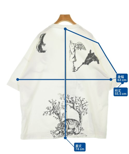SHINYA KOZUKA（シンヤコズカ）Tシャツ・カットソー 白 サイズ:M メンズ/2200714152141