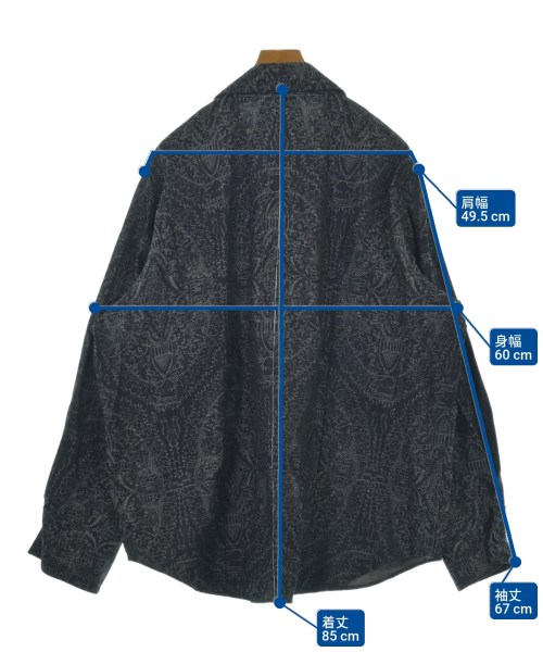 SHINYA KOZUKA（シンヤコズカ）カジュアルシャツ 紺 サイズ:M メンズ/2200645318098