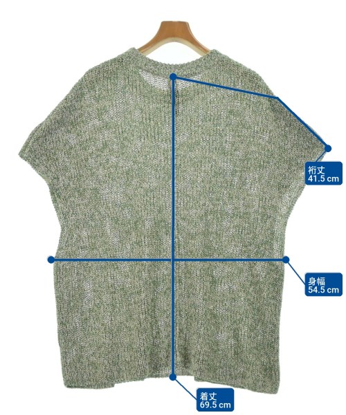 SHINYA KOZUKA（シンヤコズカ）ベスト 緑 サイズ:F メンズ/2200646863016