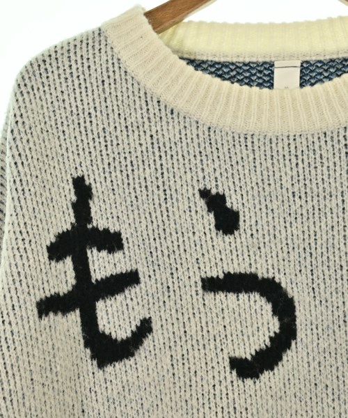 SHINYA KOZUKA（シンヤコズカ）ニット・セーター 白 サイズ:F メンズ/2200662617013