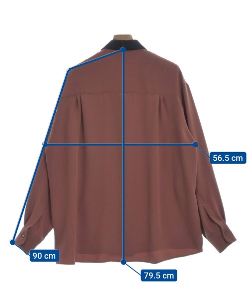 CULLNI（クルニ）カジュアルシャツ 茶 サイズ:2(M位) メンズ/2200458499120