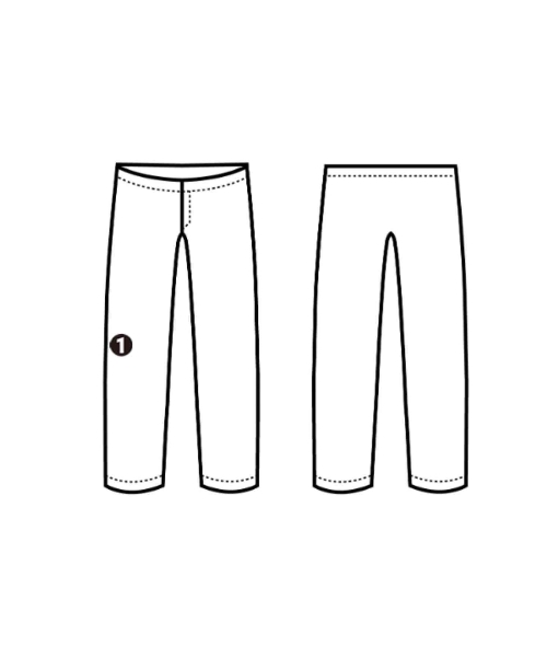 CULLNI（クルニ）スラックス 青 サイズ:1(S位) メンズ/2200624475019