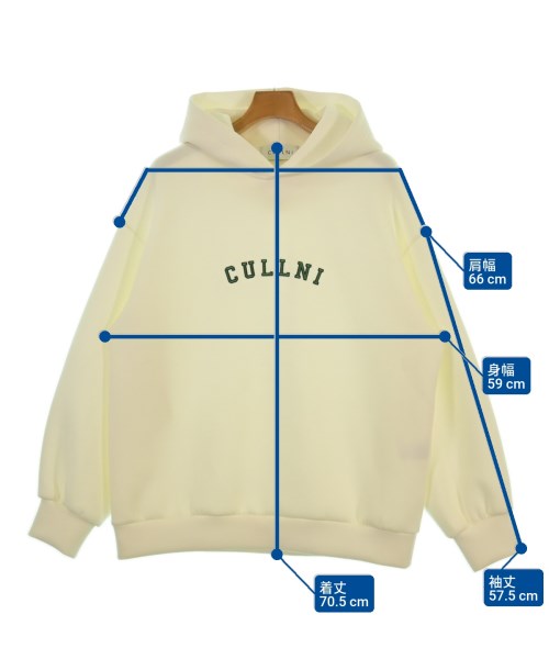 CULLNI（クルニ）パーカー 白 サイズ:1(S位) メンズ/2200599271036