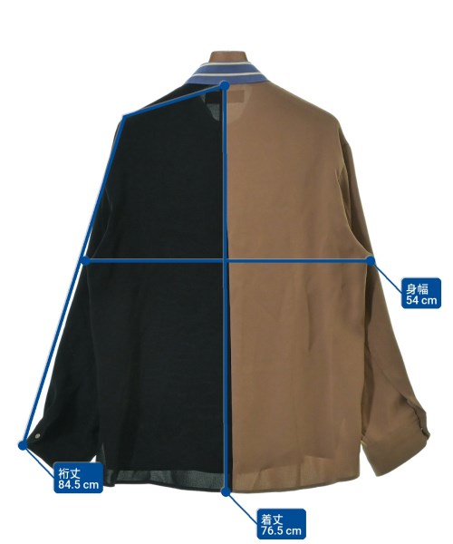 CULLNI（クルニ）カジュアルシャツ 茶 サイズ:1(S位) メンズ/2200647996126