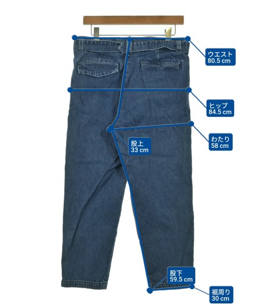 CULLNI（クルニ）デニムパンツ 青 サイズ:2(M位) メンズ/2200643782099