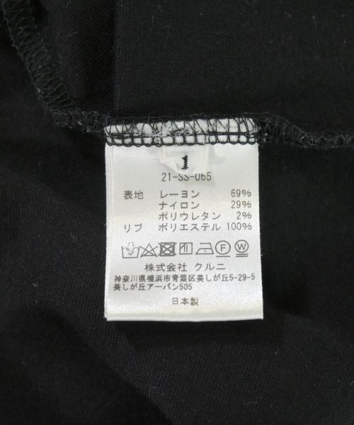 CULLNI（クルニ）Tシャツ・カットソー 黒 サイズ:1(S位) メンズ/2200706500011