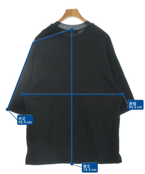 CULLNI（クルニ）Tシャツ・カットソー 黒 サイズ:1(S位) メンズ/2200706500011