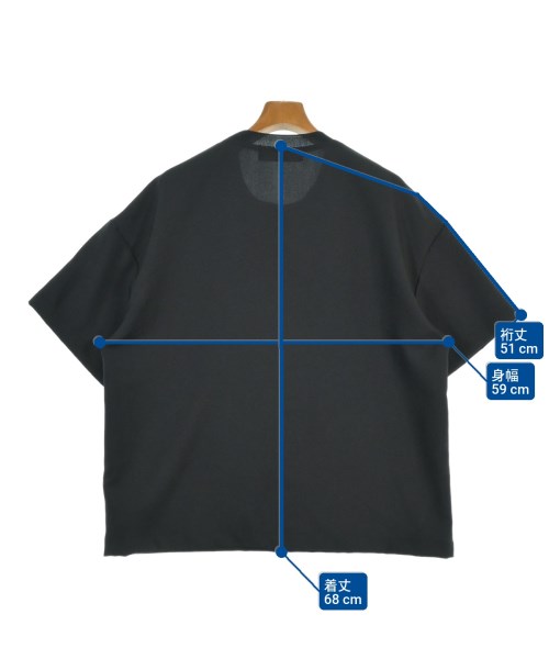 CULLNI（クルニ）カジュアルシャツ 黒 サイズ:0(XS位) メンズ/2200661837504