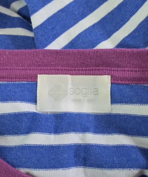 soglia（v）Tシャツ・カットソー 青 サイズ:1(S位) レディース/2200645559156