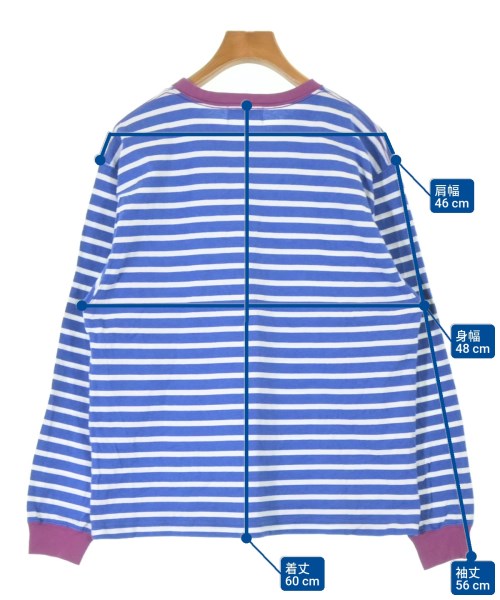 soglia（v）Tシャツ・カットソー 青 サイズ:1(S位) レディース/2200645559156