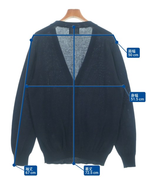 Handvaerk（ハンドバーク）カーディガン 紺 サイズ:M メンズ/2200636809031