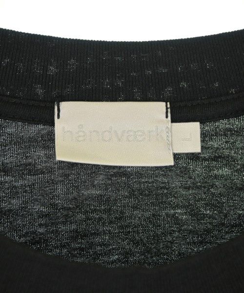 Handvaerk（ハンドバーク）Tシャツ・カットソー 黒 サイズ:L メンズ/2200688099053