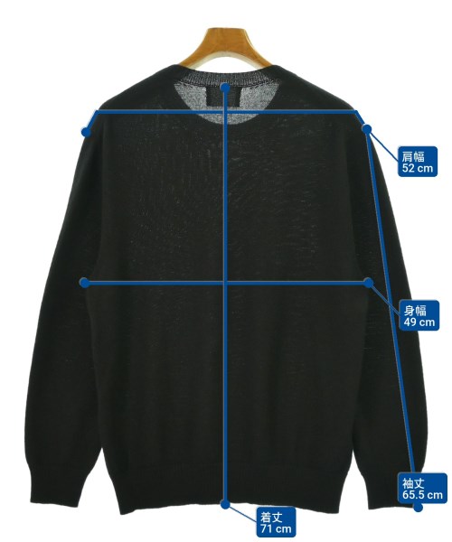 Handvaerk（ハンドバーク）ニット・セーター 黒 サイズ:L メンズ/2200659437037