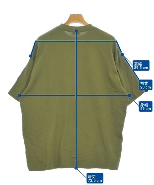 Handvaerk（ハンドバーク）Tシャツ・カットソー カーキ サイズ:L メンズ/2200699138284