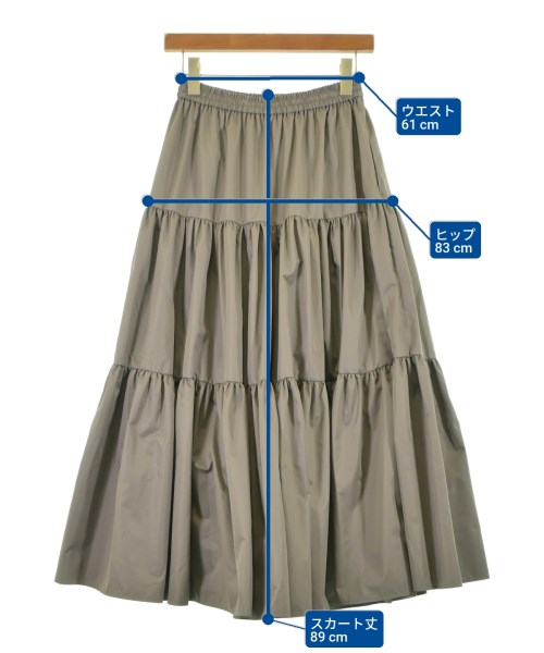 suadeo（スアデオ）ロング・マキシ丈スカート カーキ サイズ:F レディース/2200603166303