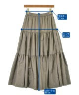 suadeo（スアデオ）ロング・マキシ丈スカート カーキ サイズ:F レディース/2200603166303