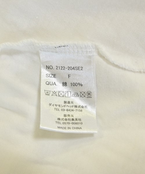 suadeo（スアデオ）Tシャツ・カットソー 白 サイズ:F レディース/2200720066012